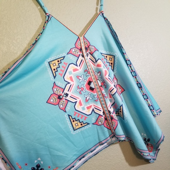 Leo Rosi Tops - Leo Rosi Teal Tank Top